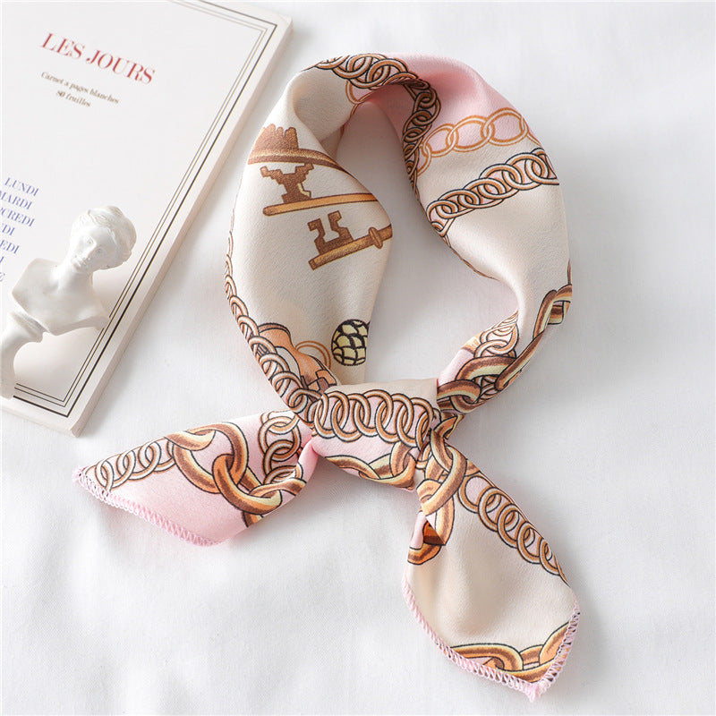 Silk Scarf Women's Decorative All-match