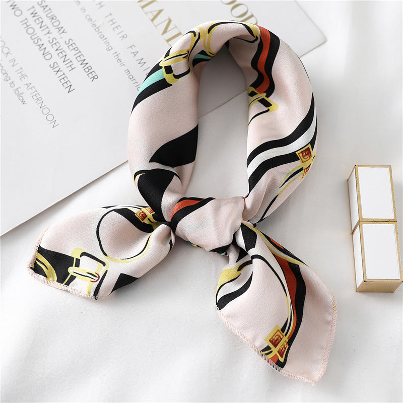 Silk Scarf Women's Decorative All-match