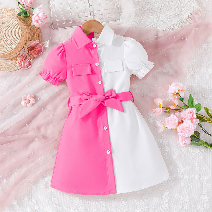 Girls' Lantern Sleeve Best-selling Dress