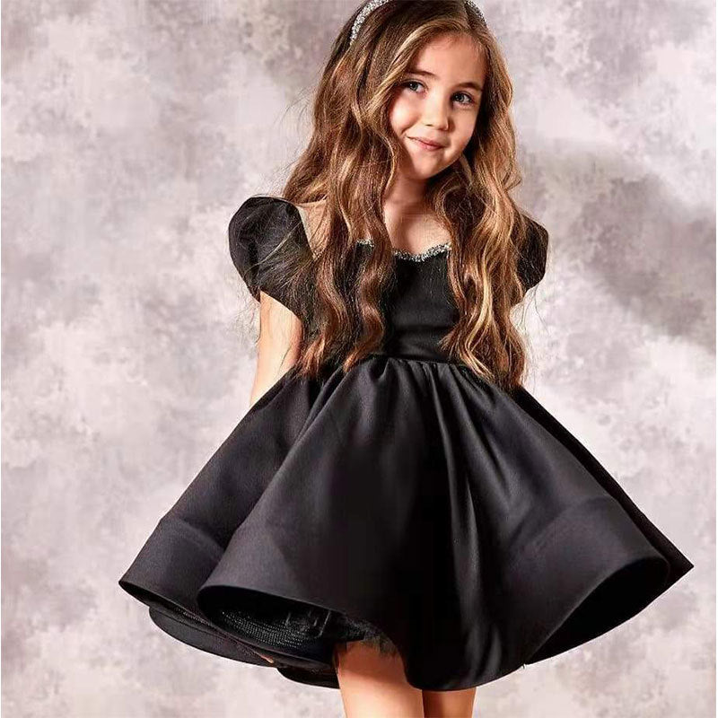 Girl's Gown-year-old Bow Princess Dress