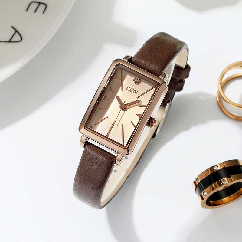 "Vintage Square Chic Women's Timepiece"