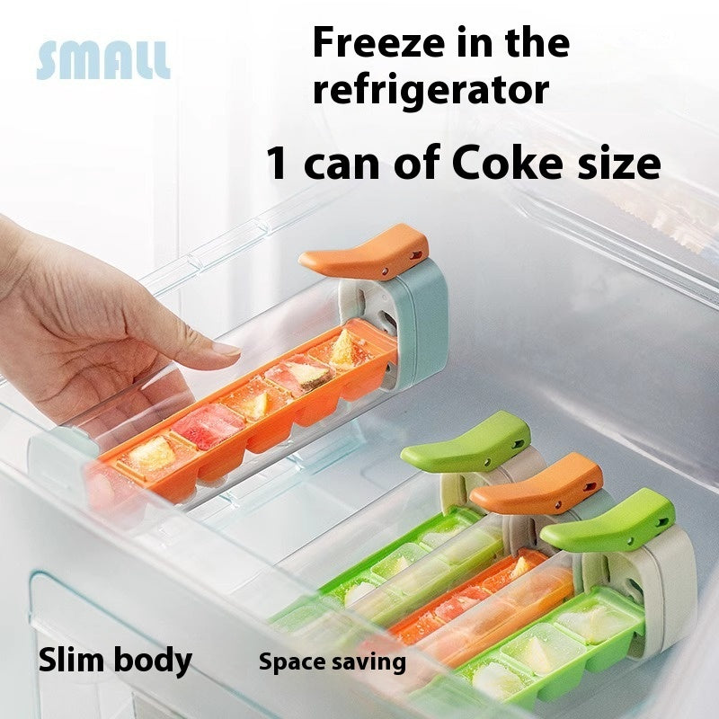 Ice Cube Mold with Storage Box – Stay cool, stay smart.