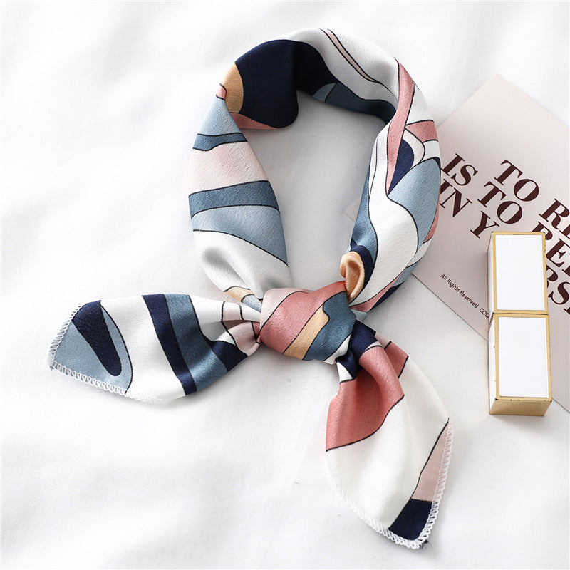 Silk Scarf Women's Decorative All-match