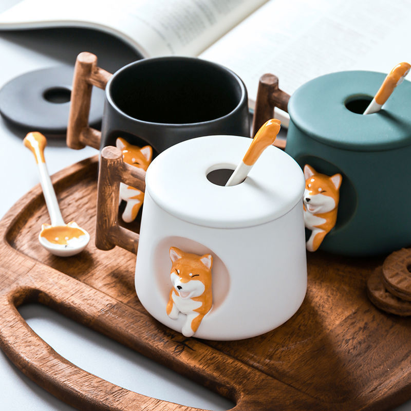 Lovers Shiba Inu Cup Corgi Ceramic Cup
