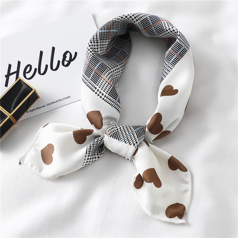 Silk Scarf Women's Decorative All-match