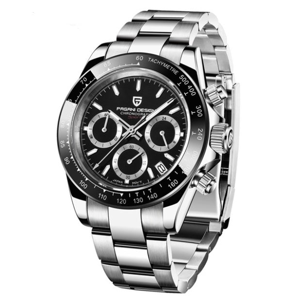 PAGANI DESIGN Quartz Watch with Steel Band