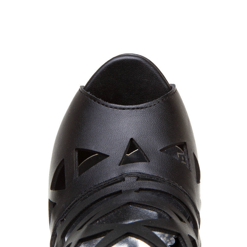 Hollow High Heel Fish Mouth Open Toe Sandals