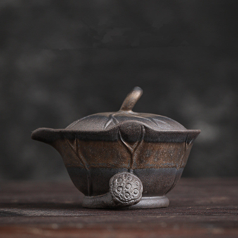 Jingdezhen Wood-fired Kungfu Iron-glazed Tea Bowl