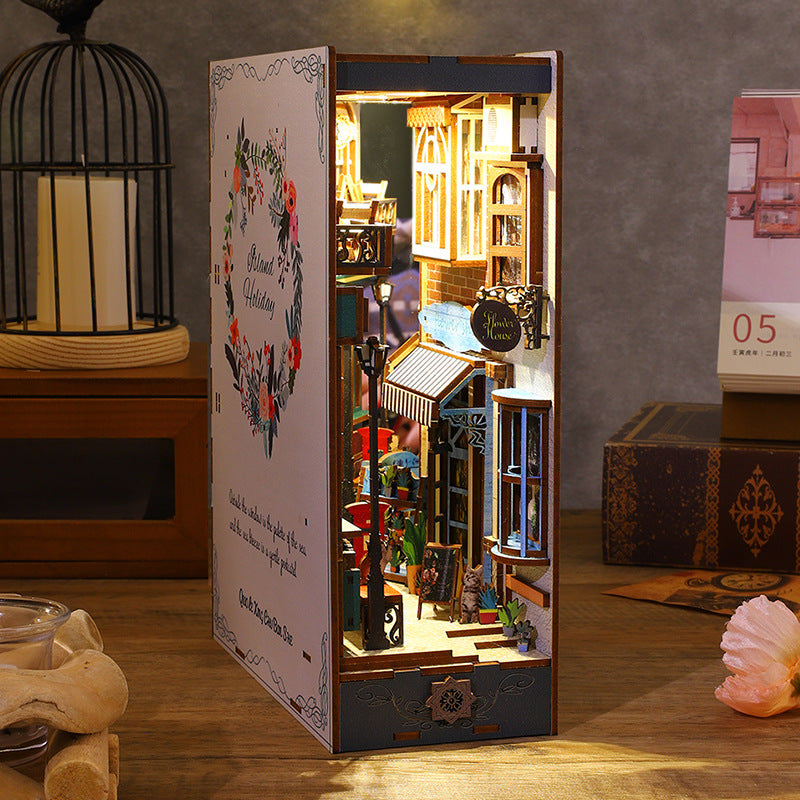 3D Three-dimensional Assembly Model Of Qiaole Star's Handmade Diy Cabin Shuli Island Holiday