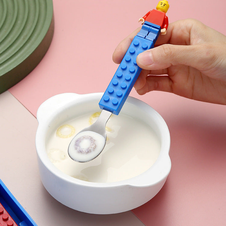 Creative Baby Stainless Steel Tableware Portable Spork Suit