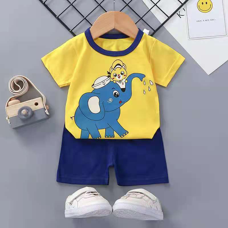 Children's Short Sleeve Shorts Suit