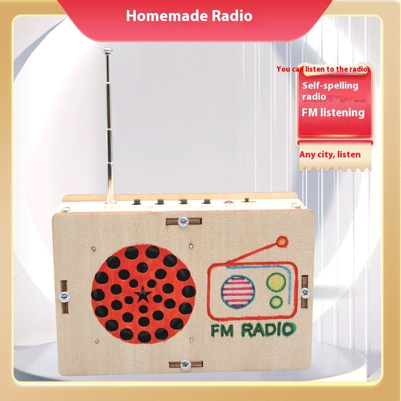 FM Radio Children's Technology Small Production Steam Model