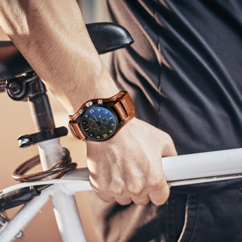 MUNITI Brand Watch Quartz Watch Belt Waterproof Sports
