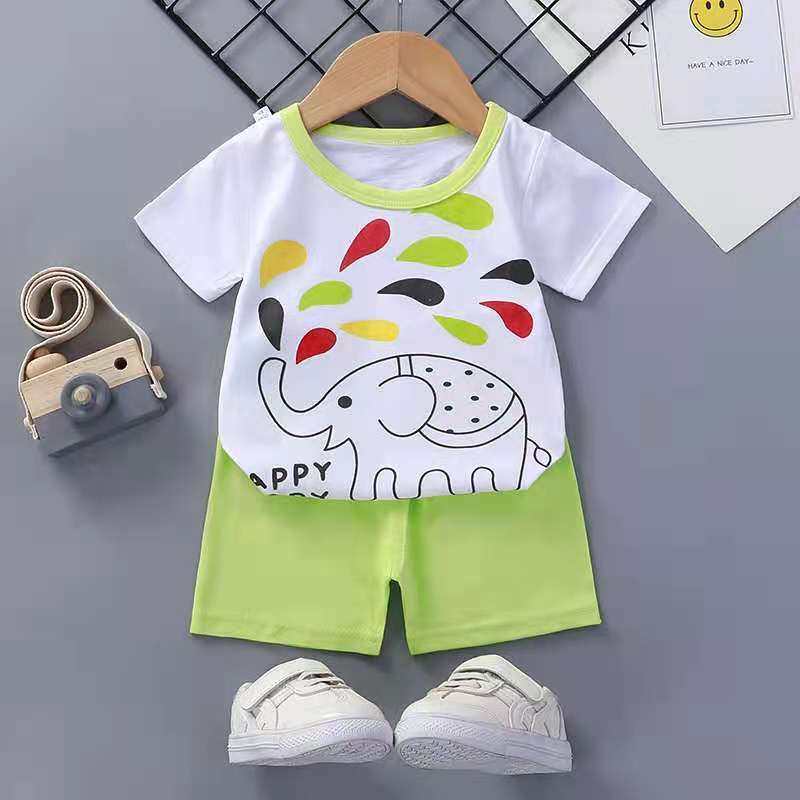 Children's Short Sleeve Shorts Suit