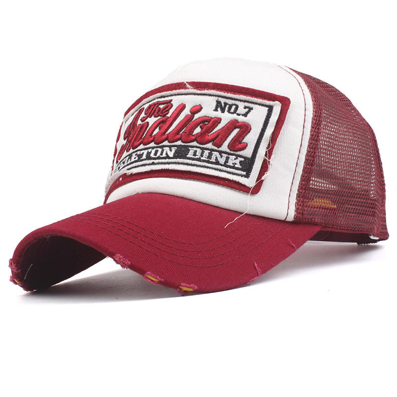 Fashion Stick Mesh Baseball Cap