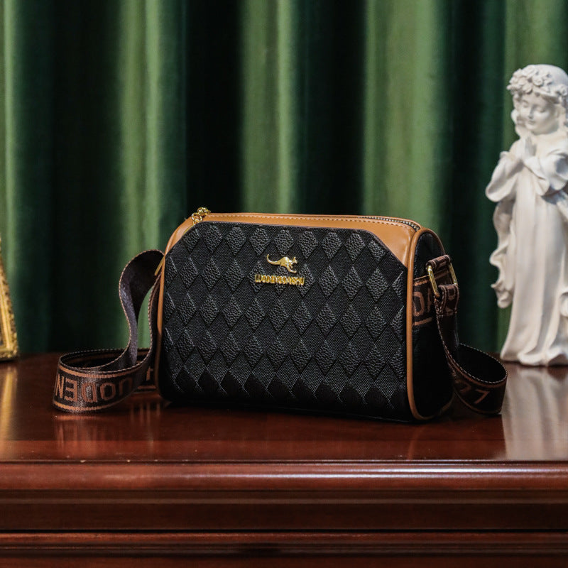 Rhombus Leather Fashion Shoulder Bag