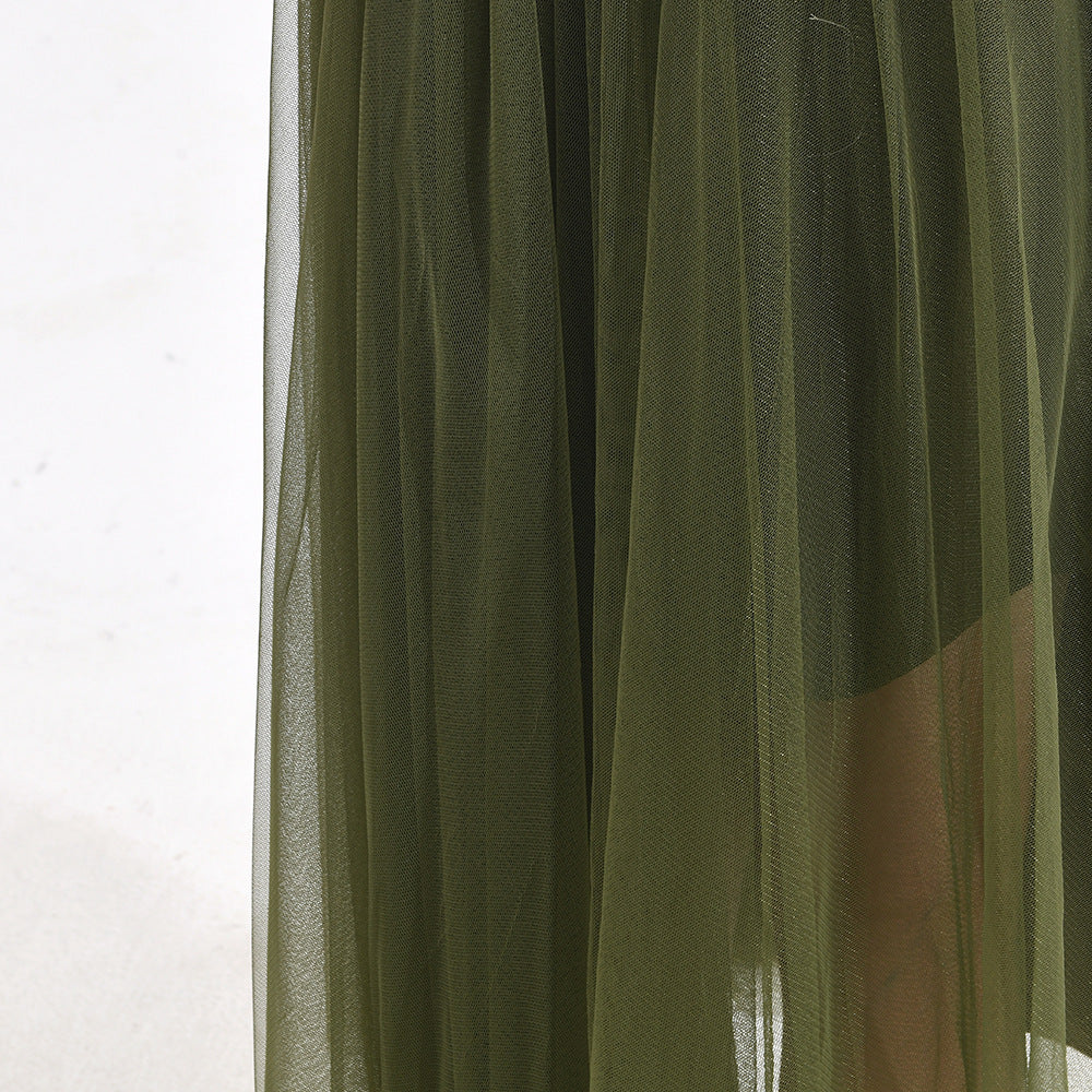"K-Chic Mesh Greenery Windbreaker"