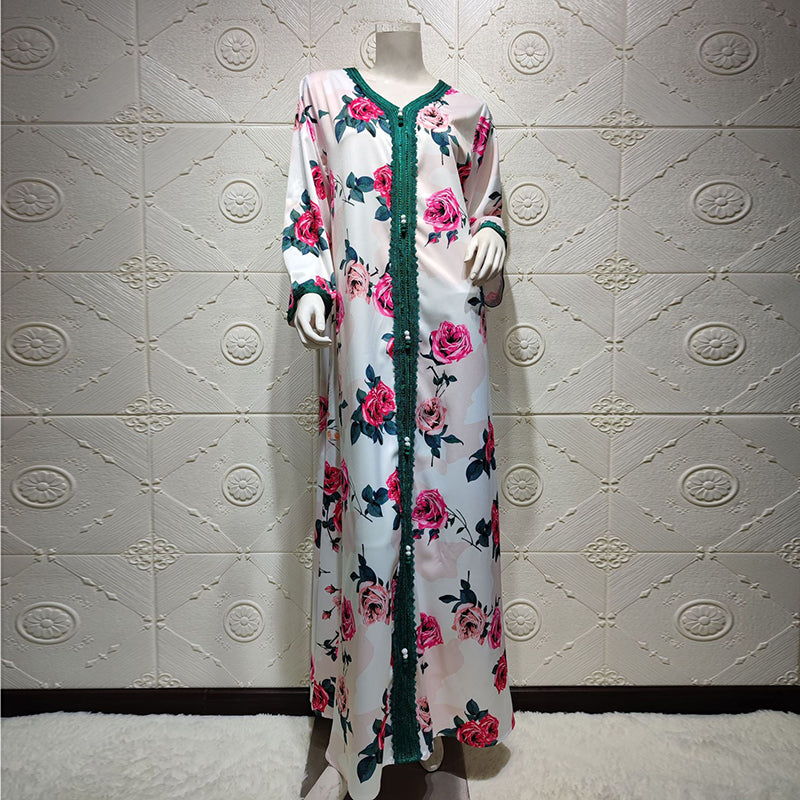 Arabian Floral Robe