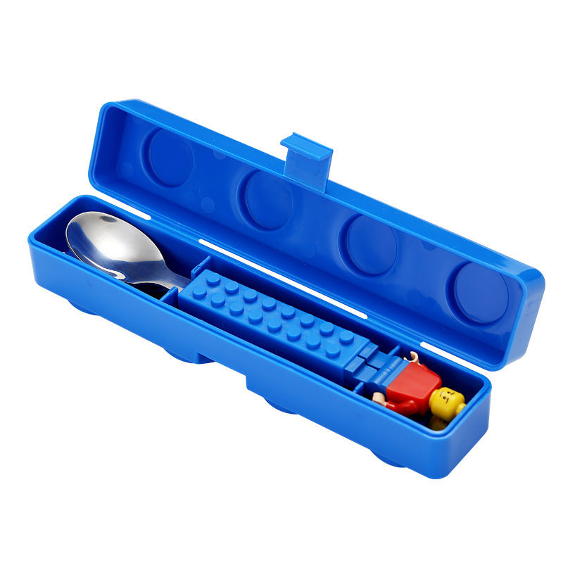 Creative Baby Stainless Steel Tableware Portable Spork Suit