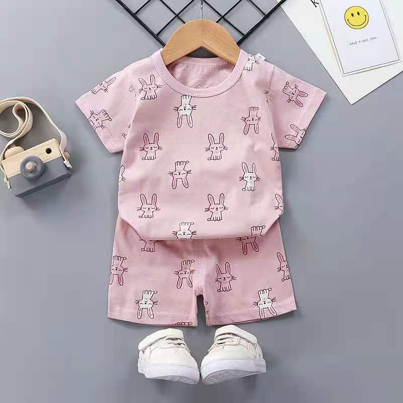Children's Short Sleeve Shorts Suit