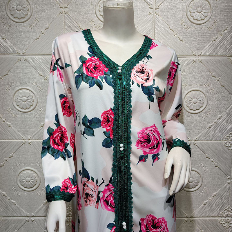 Arabian Floral Robe