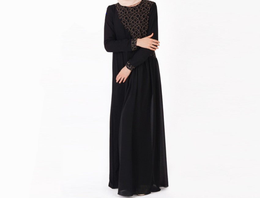 Long Sleeve Chiffon Dress