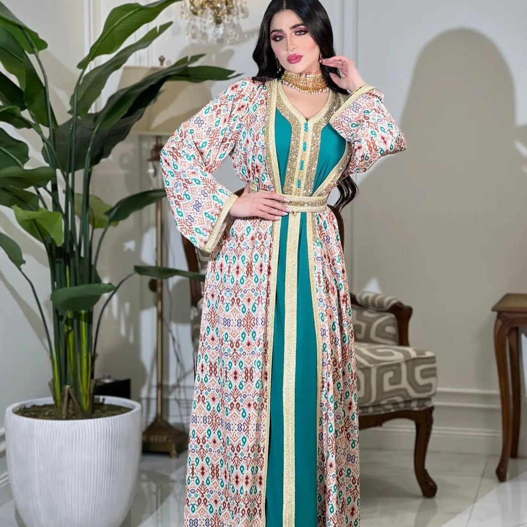 Muslim Clothing Robe Two-piece Set