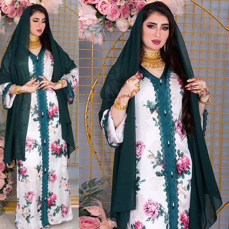 Arabian Floral Robe
