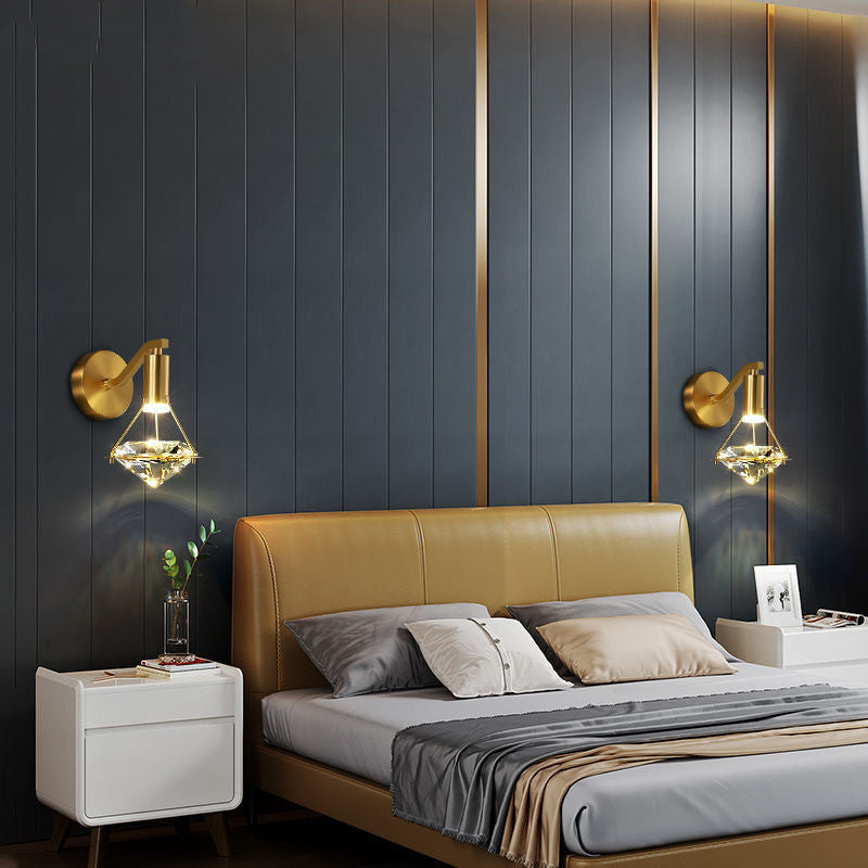Creative Diamond Crystal Light TV Background Wall Lamp