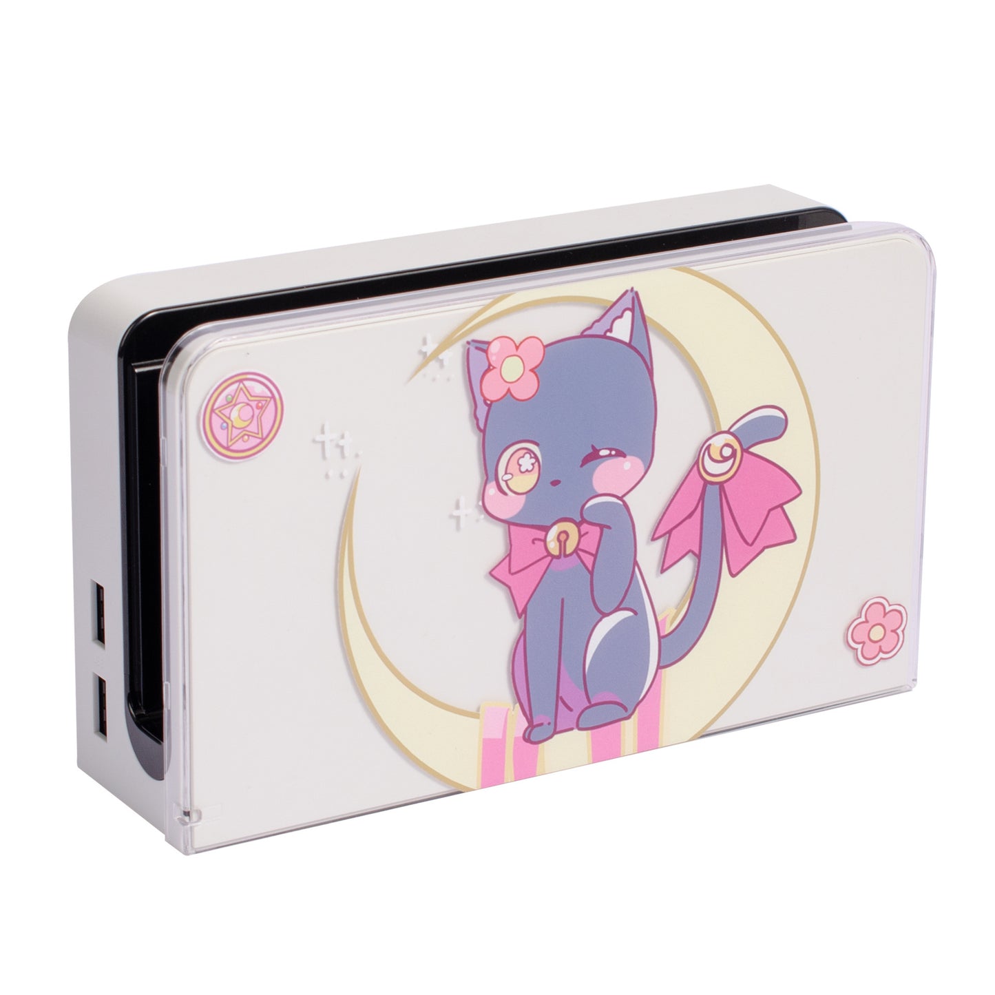 Moon Black Cat Cartoon Game Console