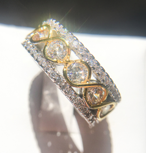 "Promise Radiance: Zircon Stone Women's Ring"