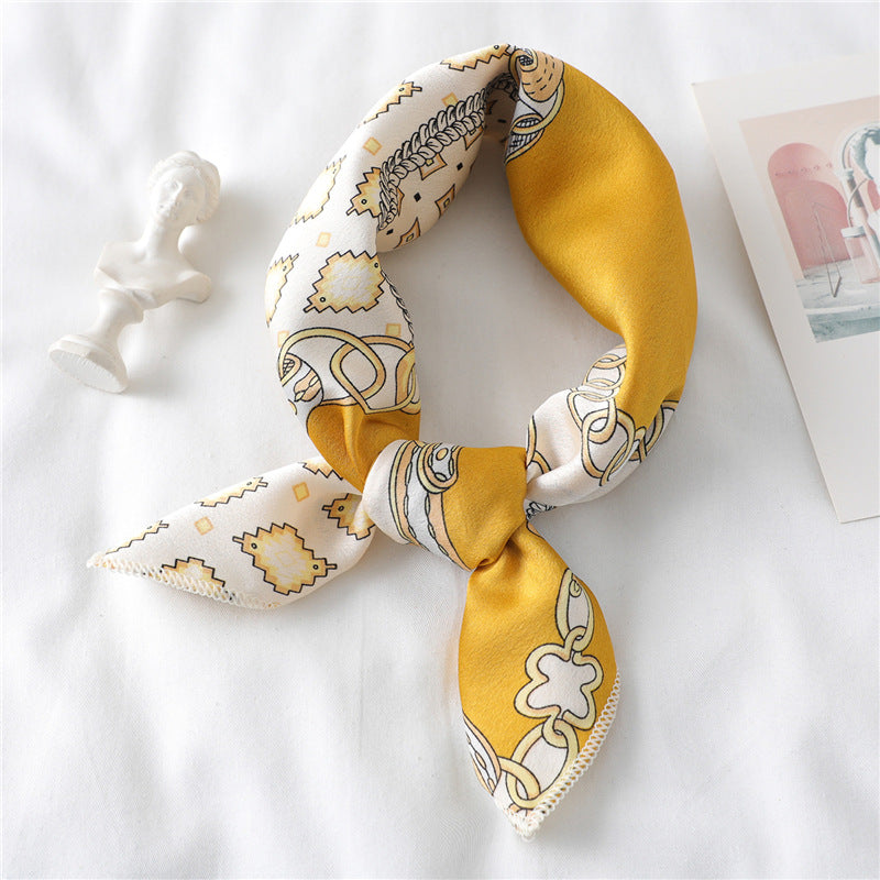 Silk Scarf Women's Decorative All-match