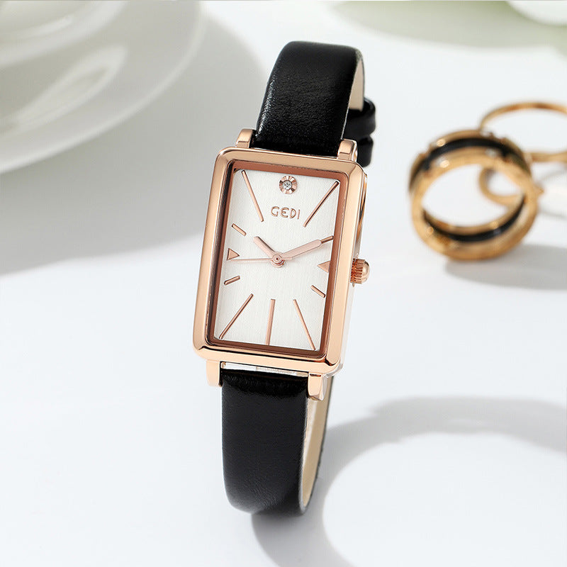 "Vintage Square Chic Women's Timepiece"