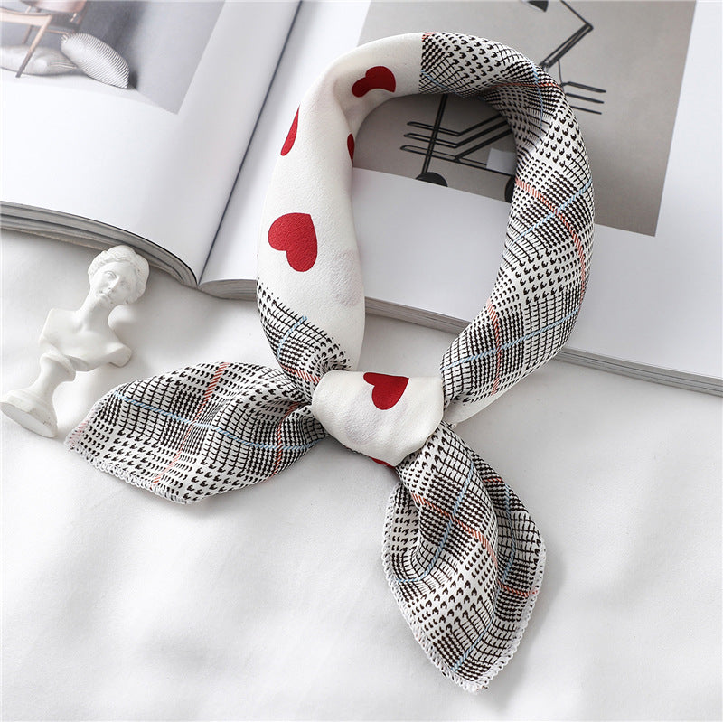 Silk Scarf Women's Decorative All-match