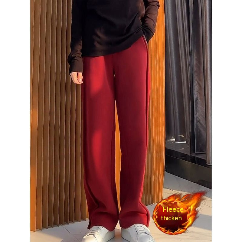 Aurelia Belle Fleece-lined Thick Track Pants