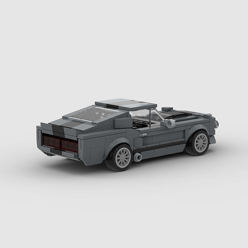 Shelby GT500 Small Particle Building Blocks Moc Racing Car Super Sports Car