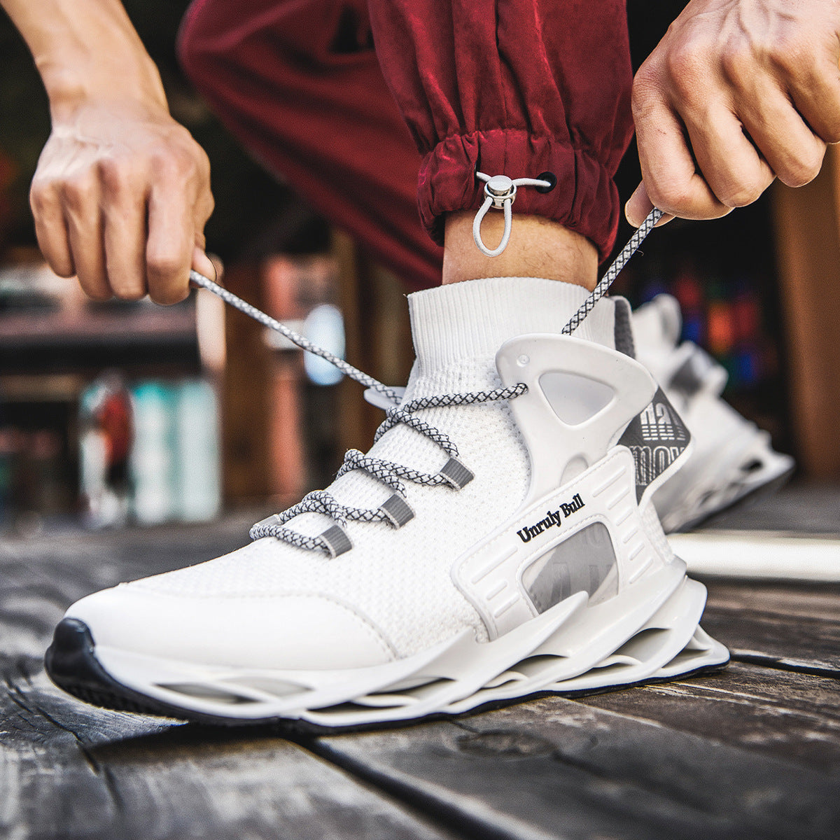 High-top shoes mesh breathable sneakers