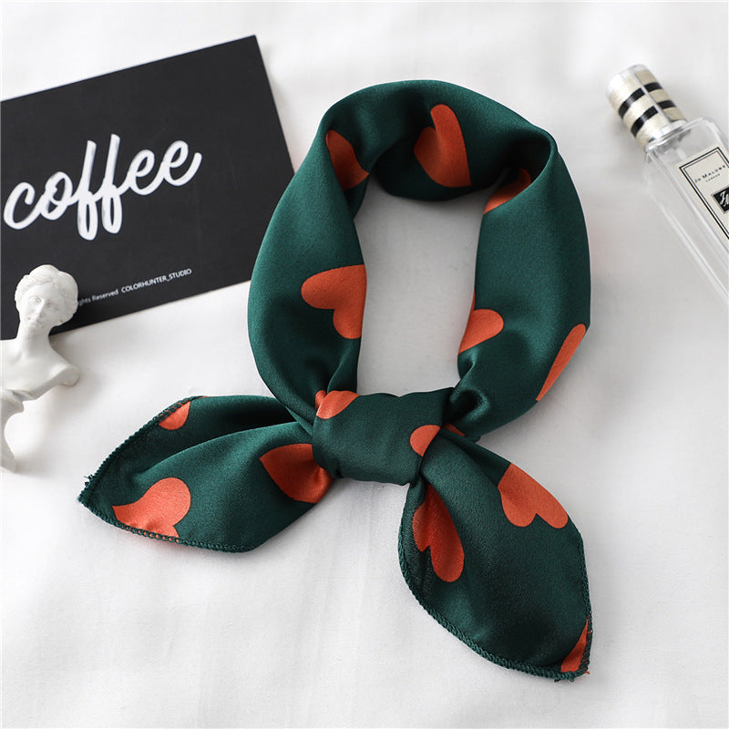 Silk Scarf Women's Decorative All-match