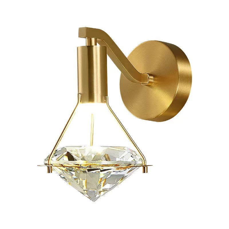 Creative Diamond Crystal Light TV Background Wall Lamp