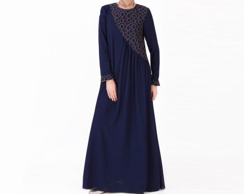 Long Sleeve Chiffon Dress