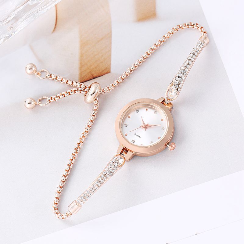 "Diamond Elegance Bracelet Watch"