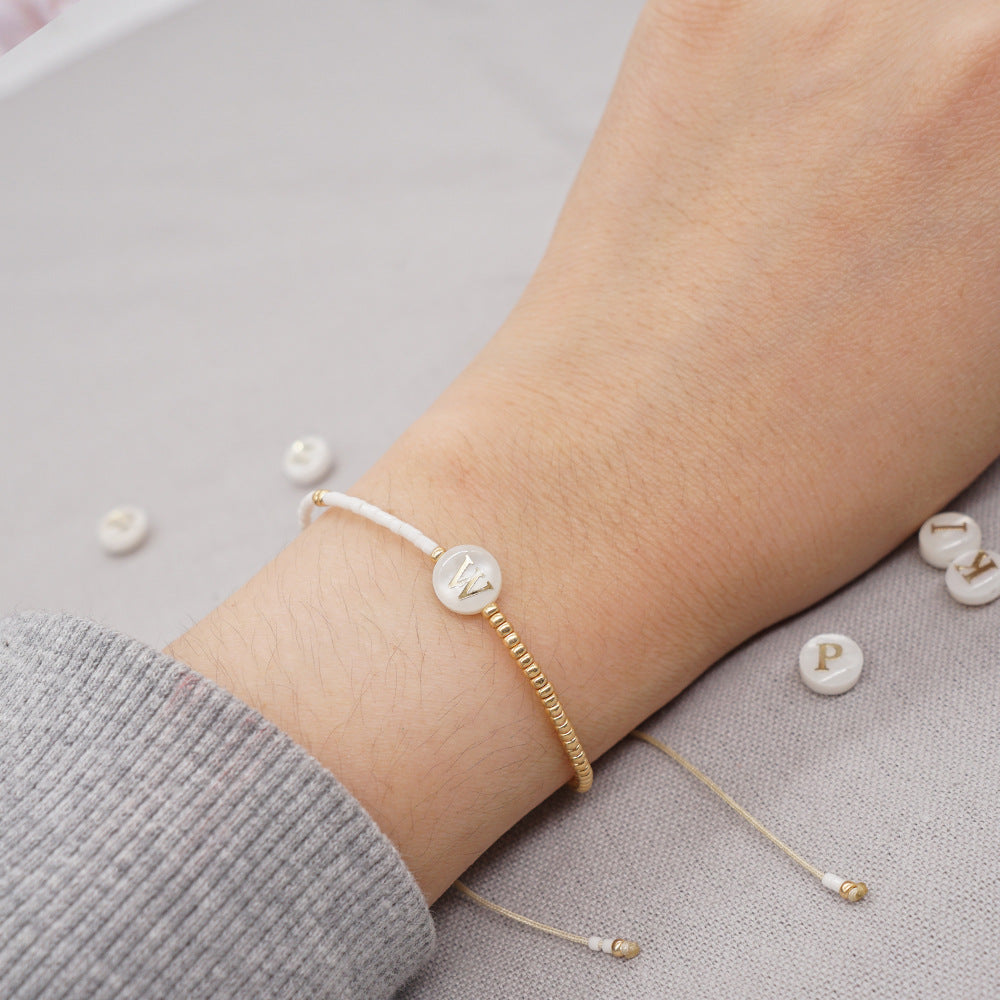 Fashion Light Luxury Letter Bracelet