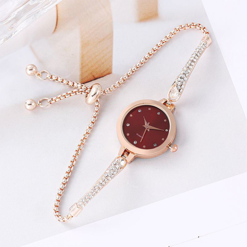 "Diamond Elegance Bracelet Watch"