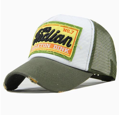 Fashion Stick Mesh Baseball Cap