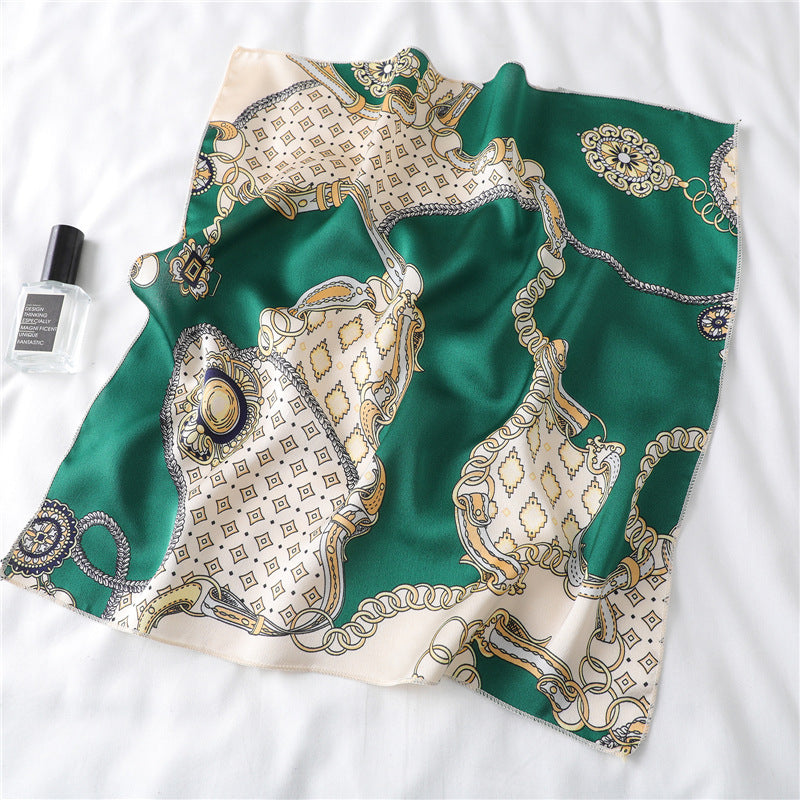 Silk Scarf Women's Decorative All-match