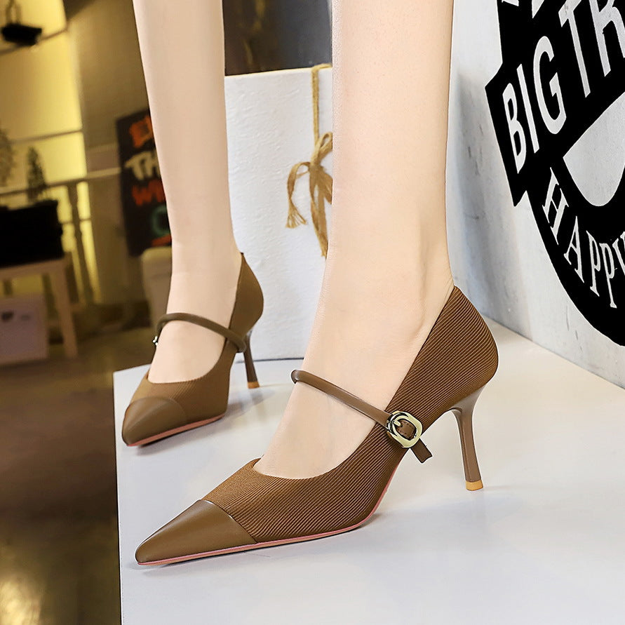 High Heels Stiletto Heel Shallow Mouth Pointed Toe