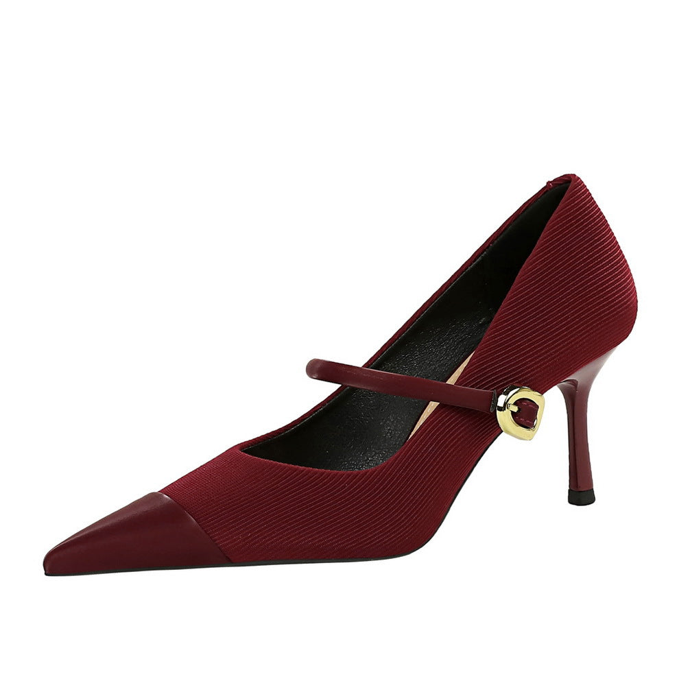 High Heels Stiletto Heel Shallow Mouth Pointed Toe