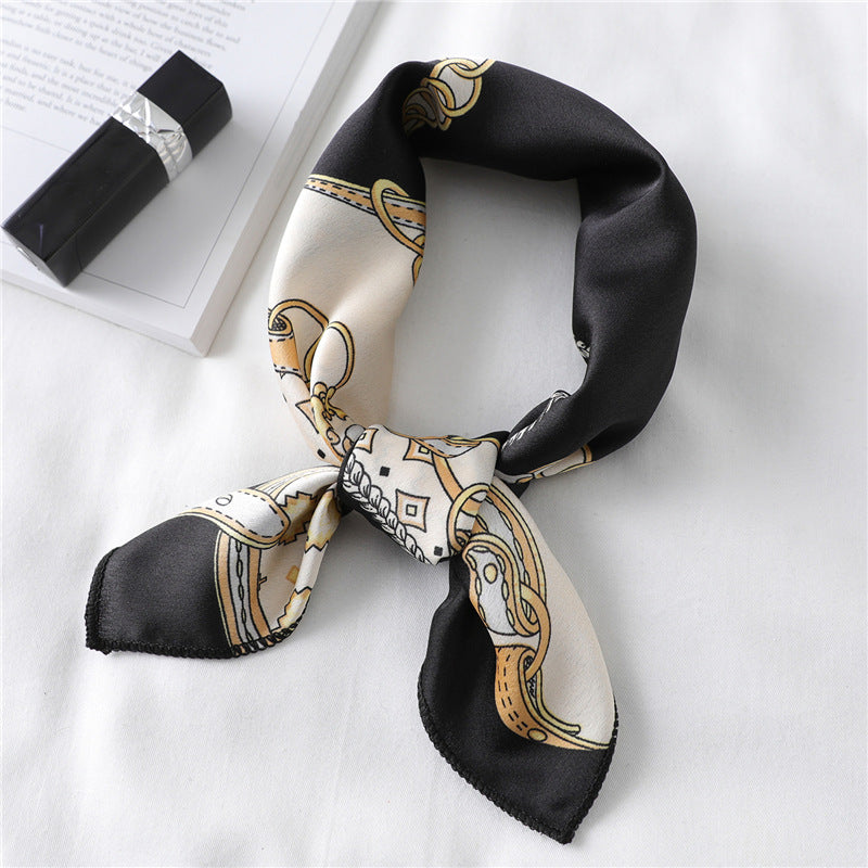 Silk Scarf Women's Decorative All-match