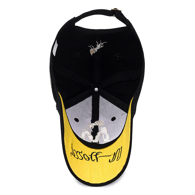 Embroidered M Wolf Baseball Spring Casual Men And Women