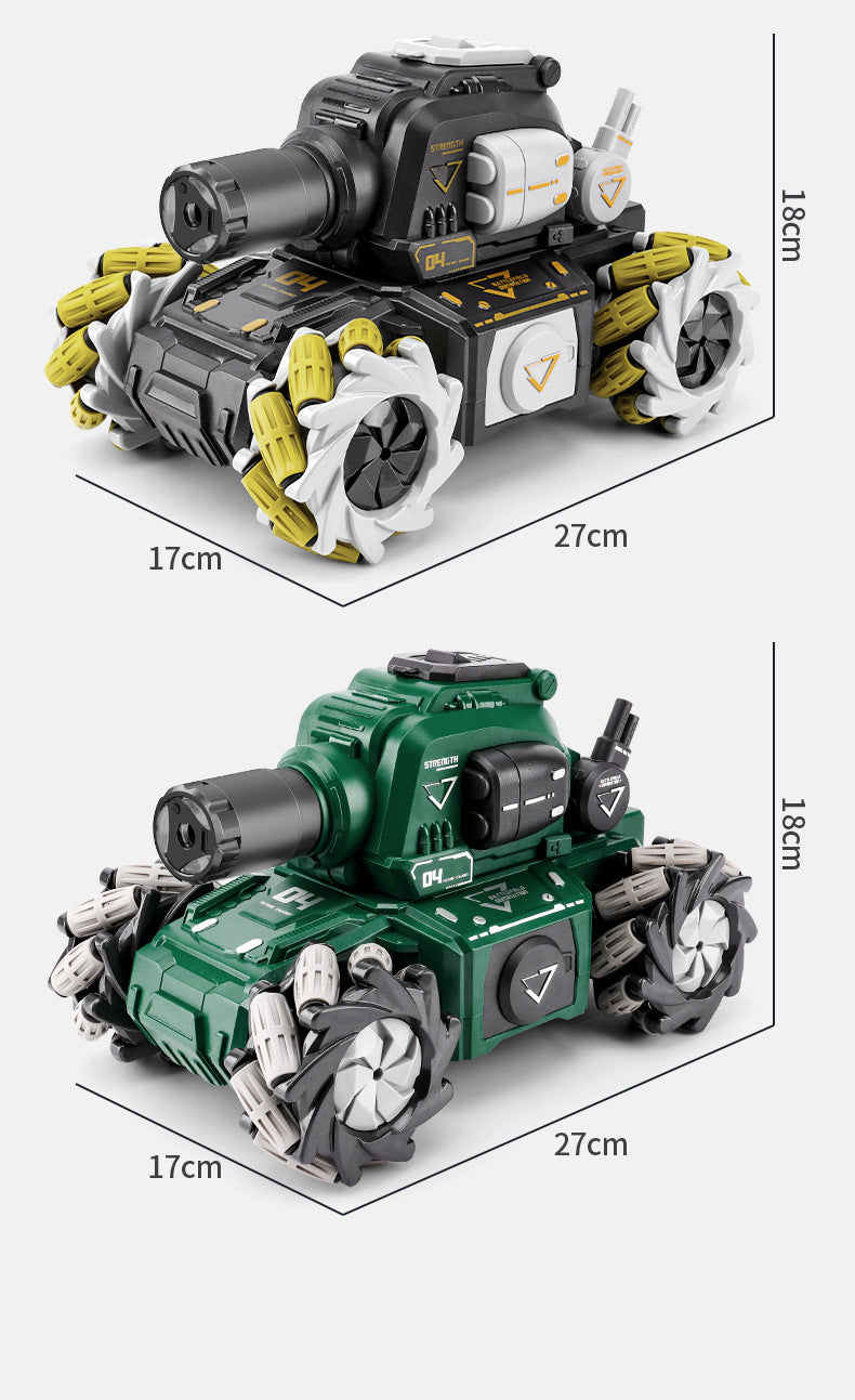 Remote Control Tank Fire-breathing Water Bomb Camouflage Chariot Toy